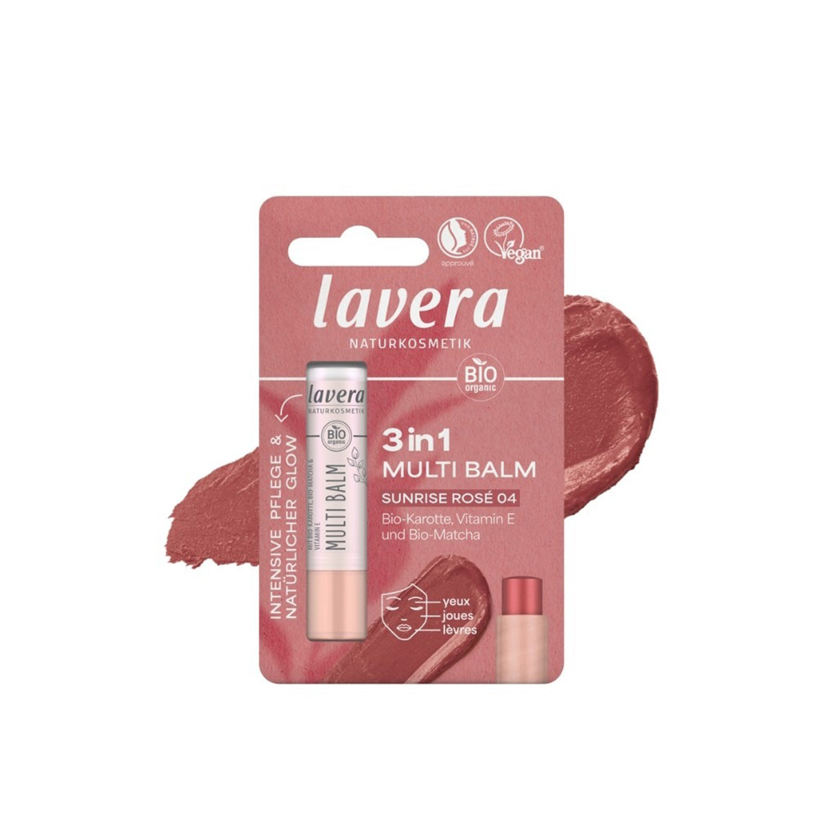 Multi-purpose balm blister pack 04 Sunrise Rose Lavera LAVERA, 4.9 g