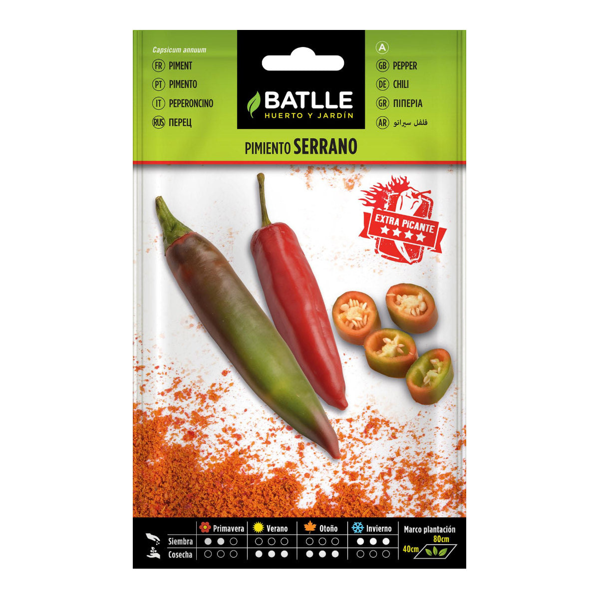 Serrano Pepper Seeds Batlle