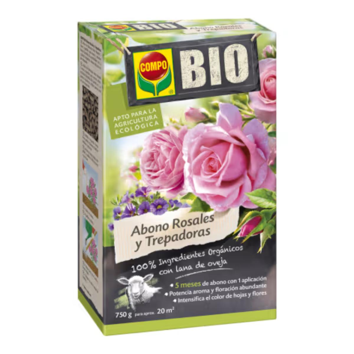 Compo Bio gödselmedel för rosor och klätterväxter 750 g