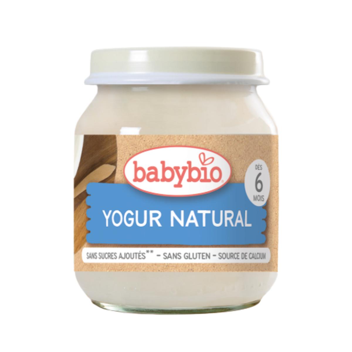 Natural Yoghurt with Organic Cow's Milk, 2x130g. Babybio