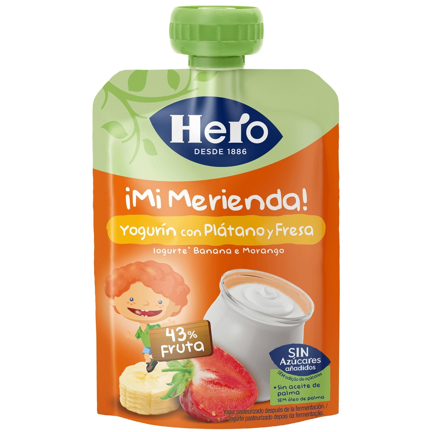 Yogurt alla banana e fragola Hero 100 g