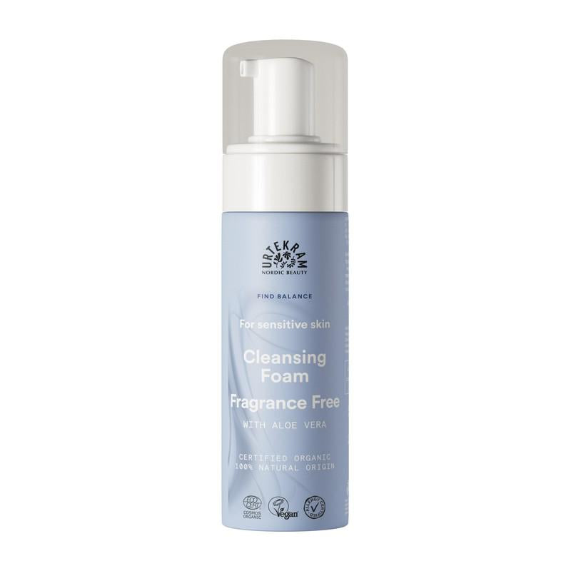 Mousse nettoyante visage sans parfum Urtekram 150 ml