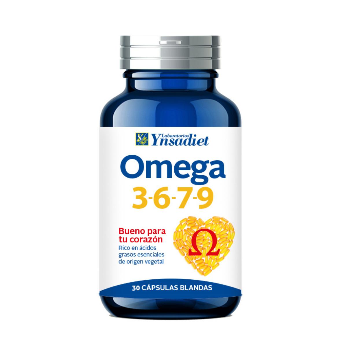 Omega 3-6-7-9 capsules 1400 mg Ynsadiet 30 capsules
