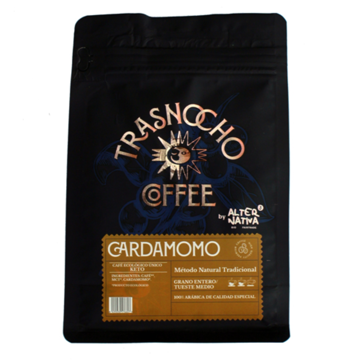 KETO-kaffebönor med kardemumma BIO Trasnocho Alternativa 200 g