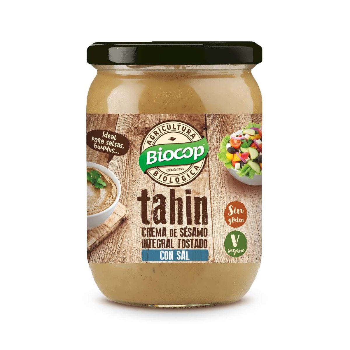 Geröstetes Vollkorn-Tahini mit Salz Biocop 500 g