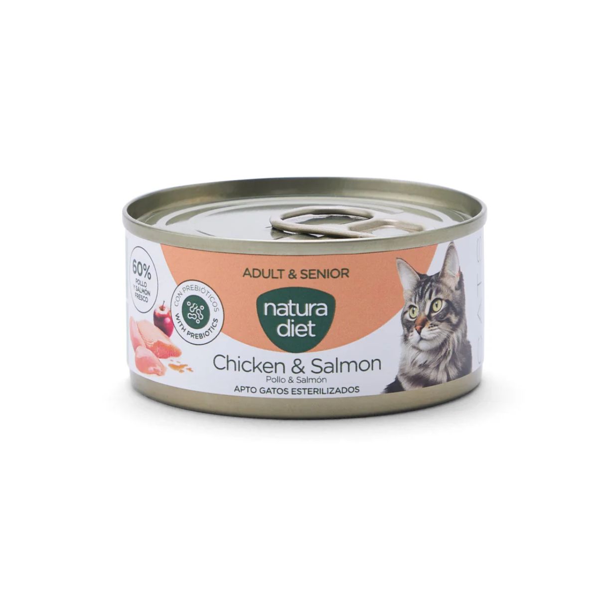 Natura Diet Cat Chicken and Salmon Tinned Food 85 g Wet cat food