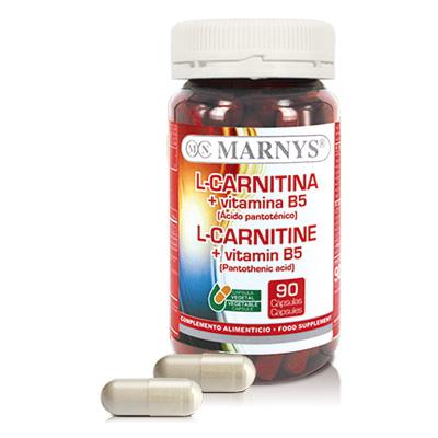 L-carnitine + vitamine B5 Marnys, 90 capsules 500 mg