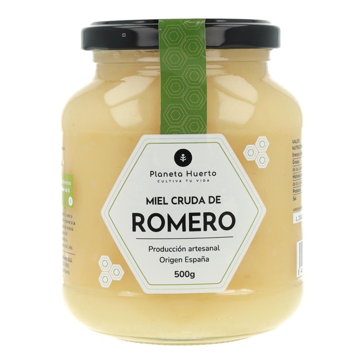 Rosmarin rå honung Planeta Huerto 500 g