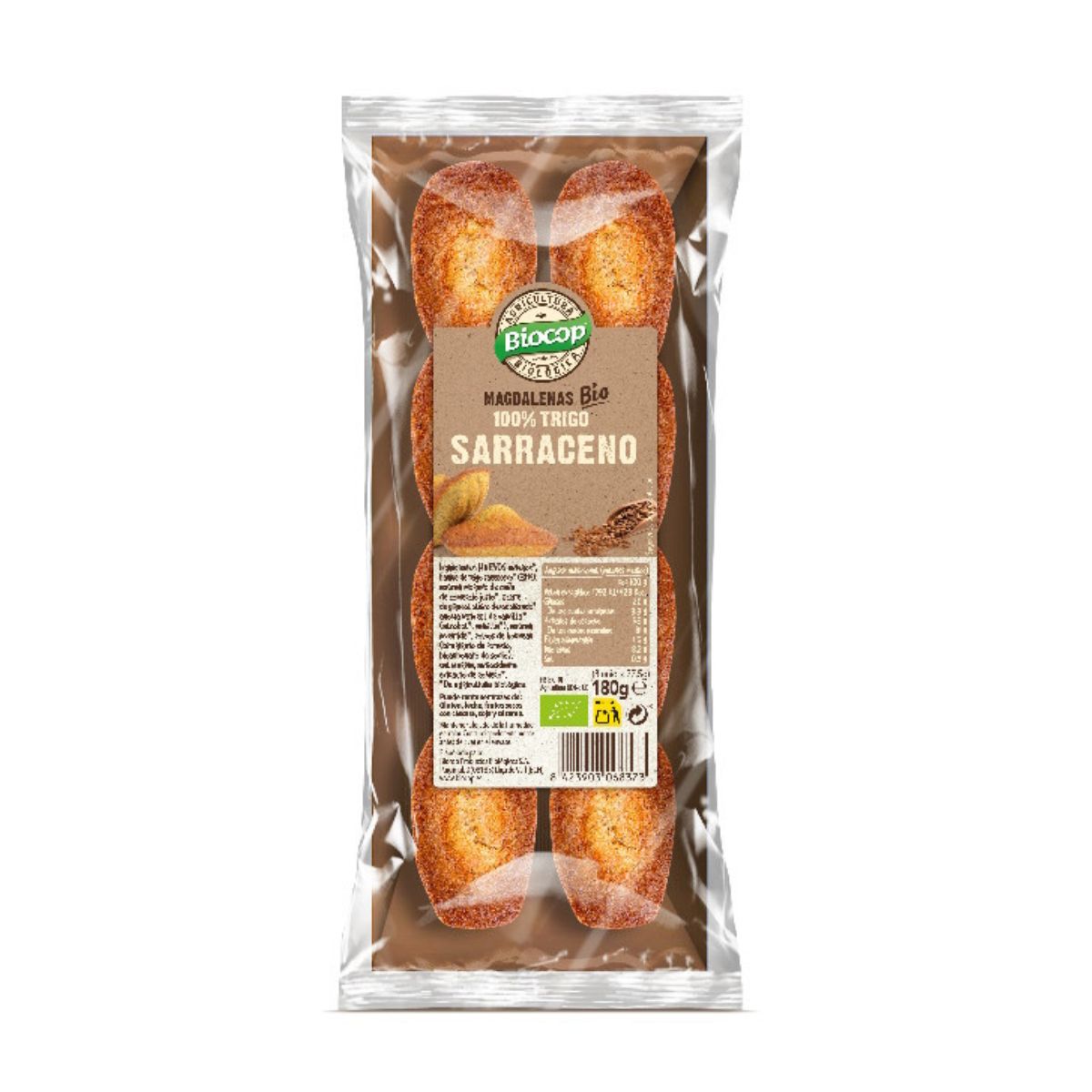 Babeczki z mąki gryczanej 100% Biocop 180 g