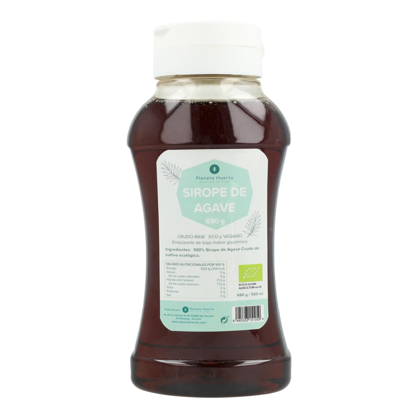 Sciroppo d'agave crudo ECO Planeta Huerto 500 ml