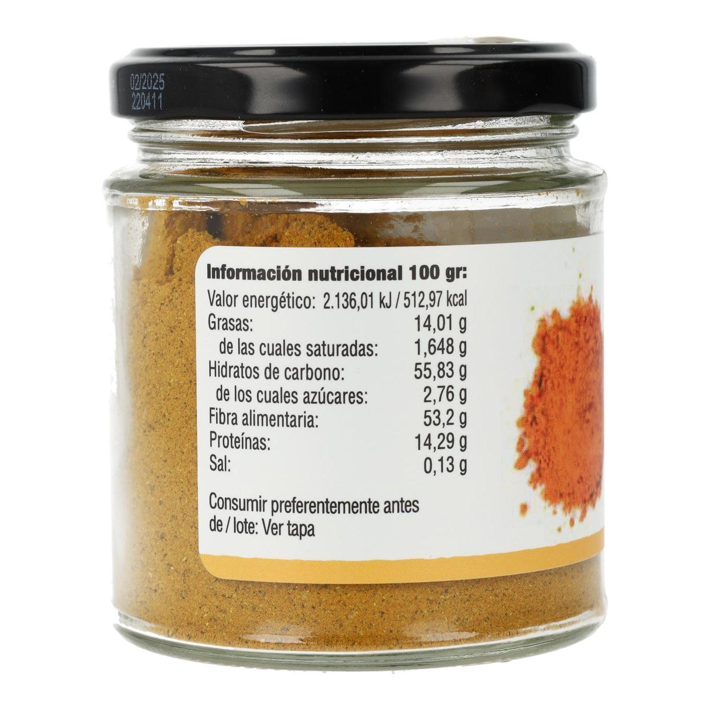 Curry in polvere biologico Vegetalia 80 g