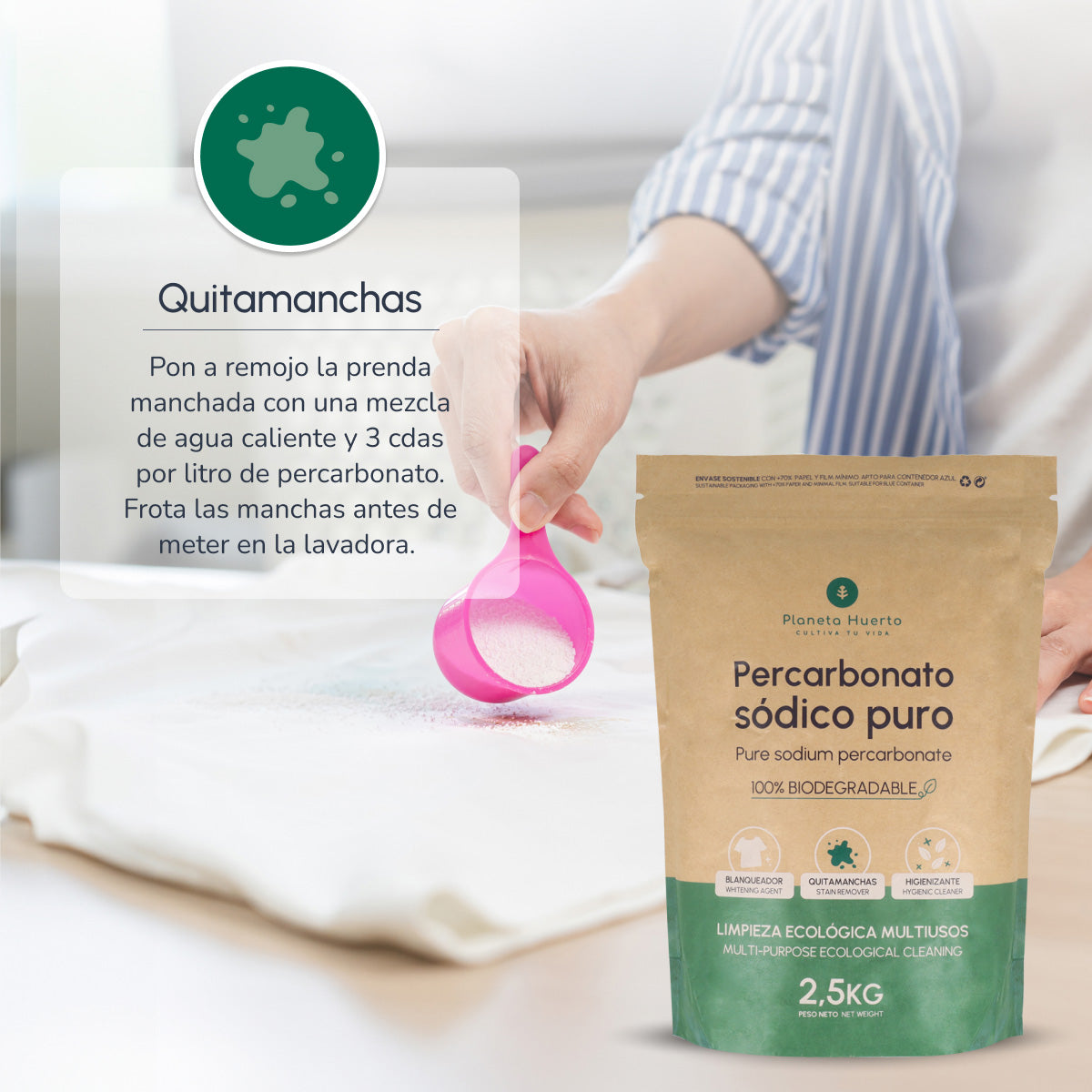 Sodium percarbonate Planeta Huerto 2,5 kg