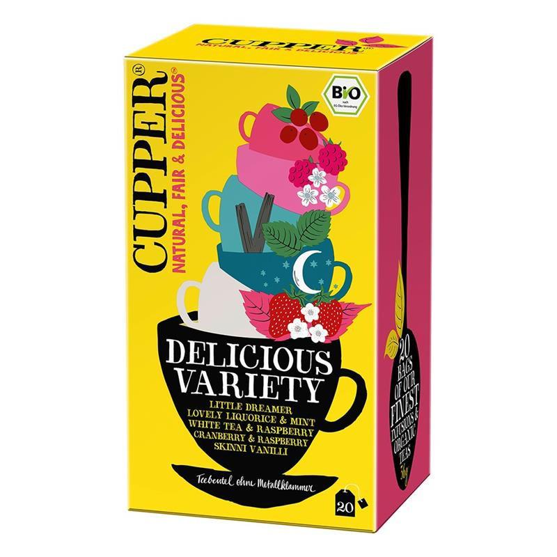 Gemischte Packung Bio-Tees Cupper 20 Beutel