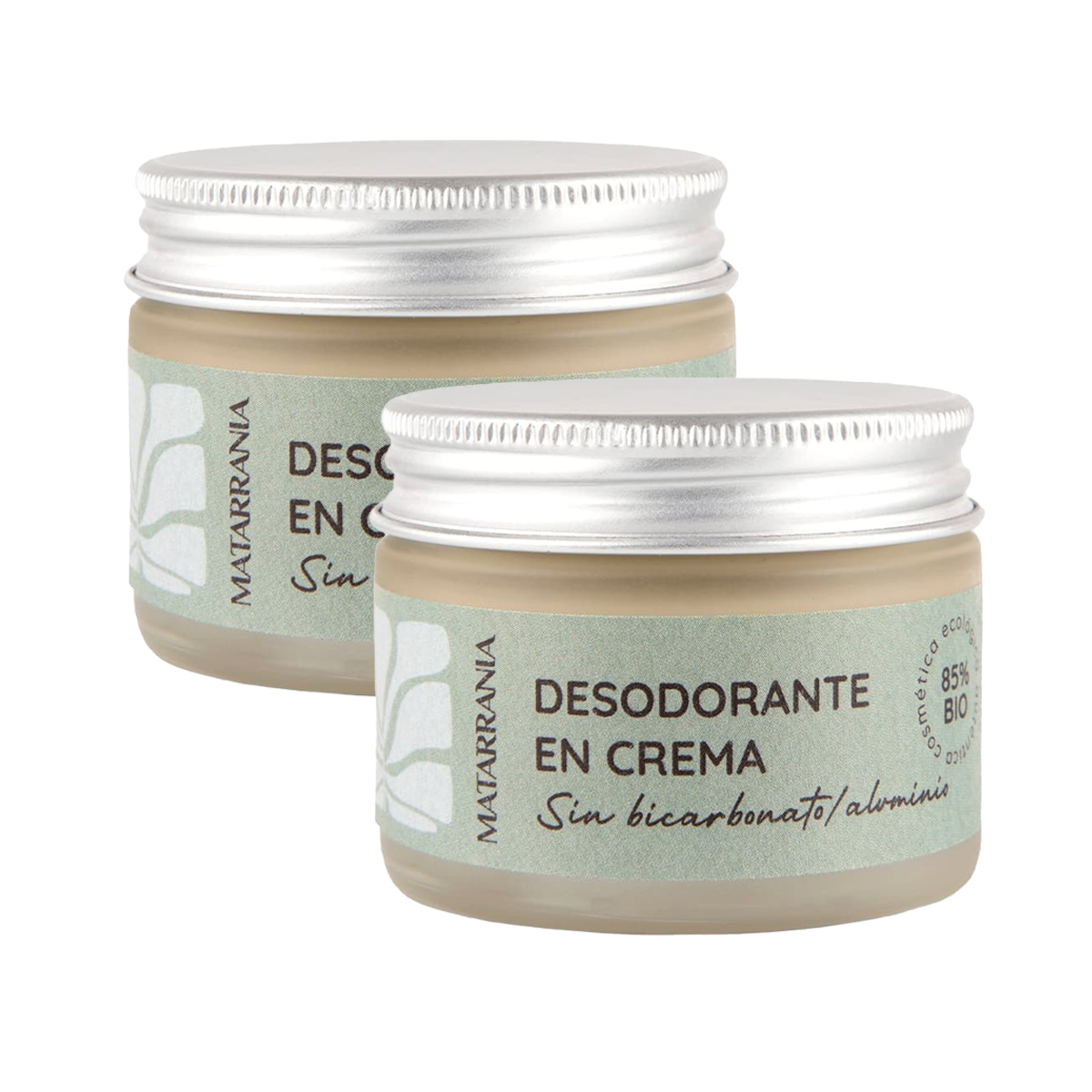 2er-Pack Bio-Deodorant Zitrone und Thymian ohne Bikarbonat Matarrania 30 ml