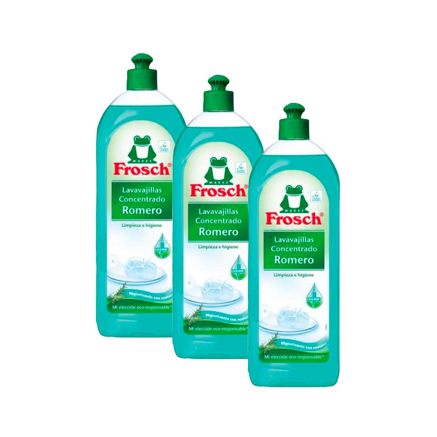 Pack of 3 Frosch Rosemary Dishwashing Liquid 750 ml