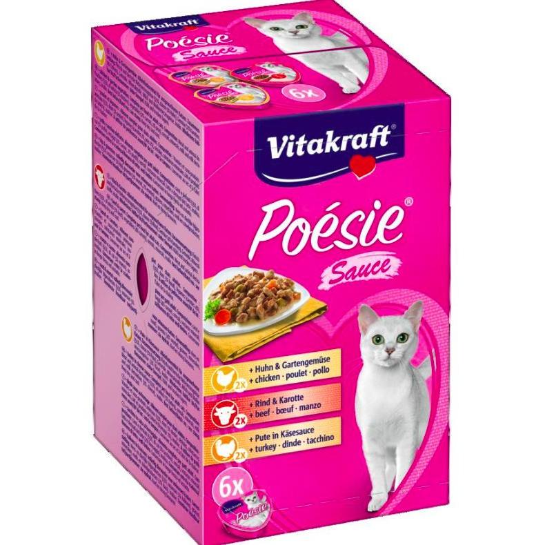 Vitakraft Vitakraft Poésie Creation Sauce Multipack 6 x 85 g mokra karma dla kotów