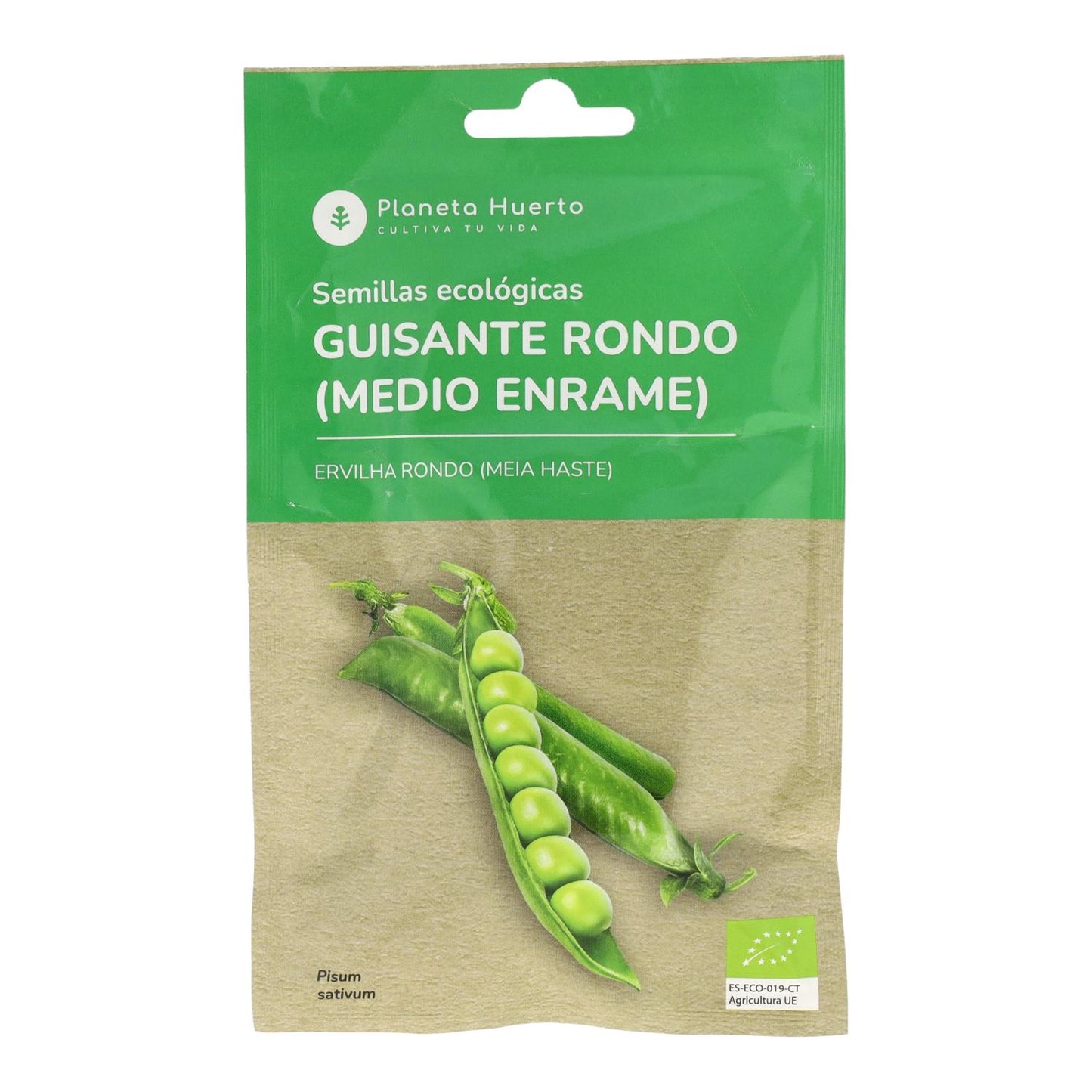Semi ecologici di Pea rondo 1/2 enrame Planeta Huerto