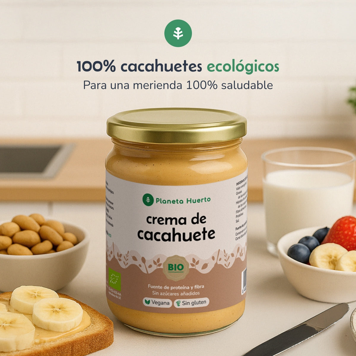 Crema di arachidi ECO Planeta Huerto