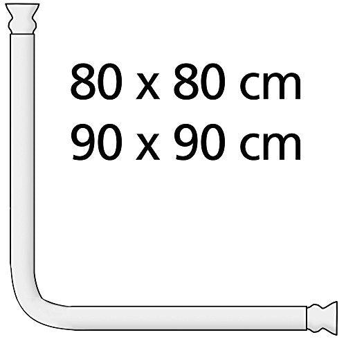 Set hoekdouchekop Wit