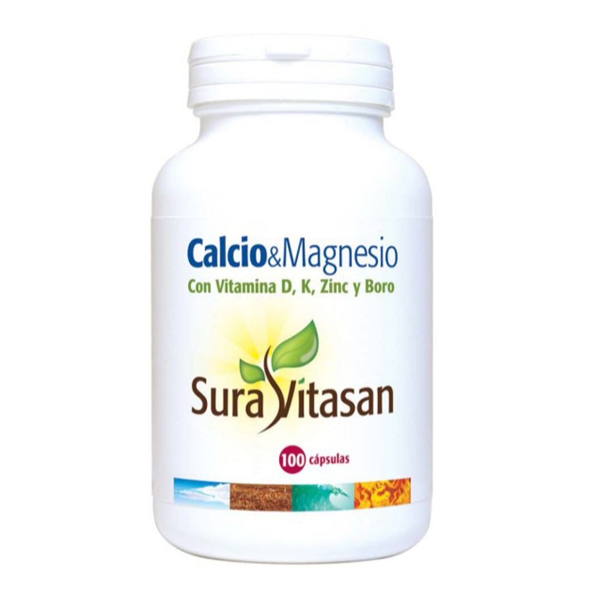 Kalcium & magnesium+D+zink+bor, Sura Vitasan, 100 kapslar