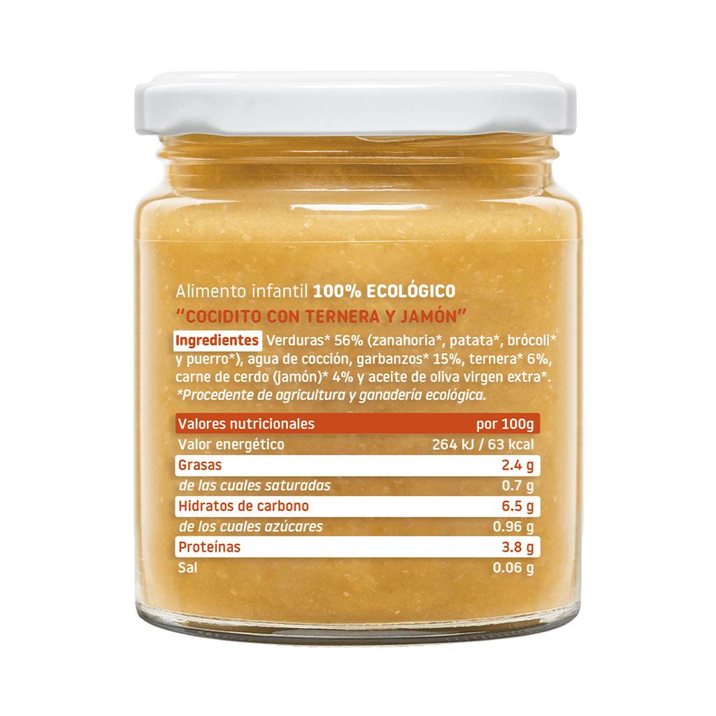 Słoiczek BIO z gotowaną wołowiną i szynką 230 g