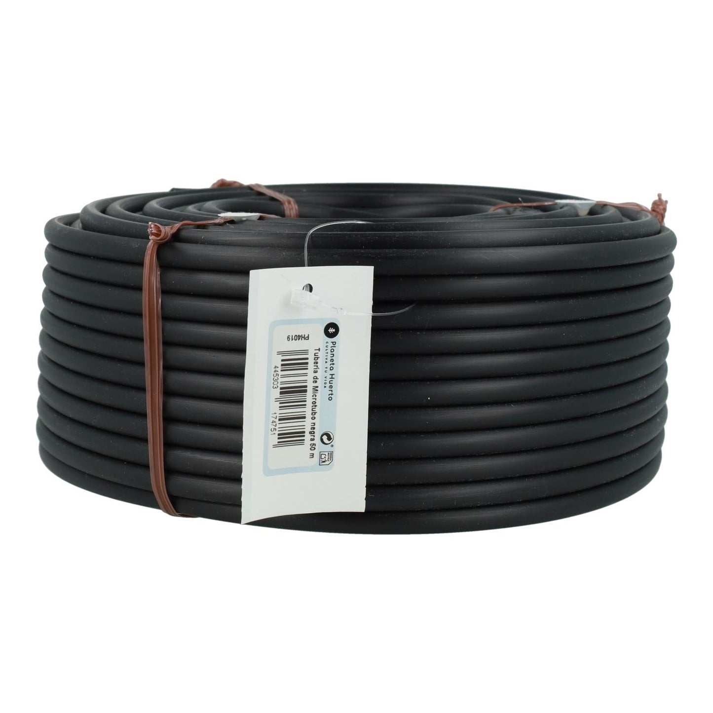 Microtube noir Ø 4 mm Planeta Huerto 25 m