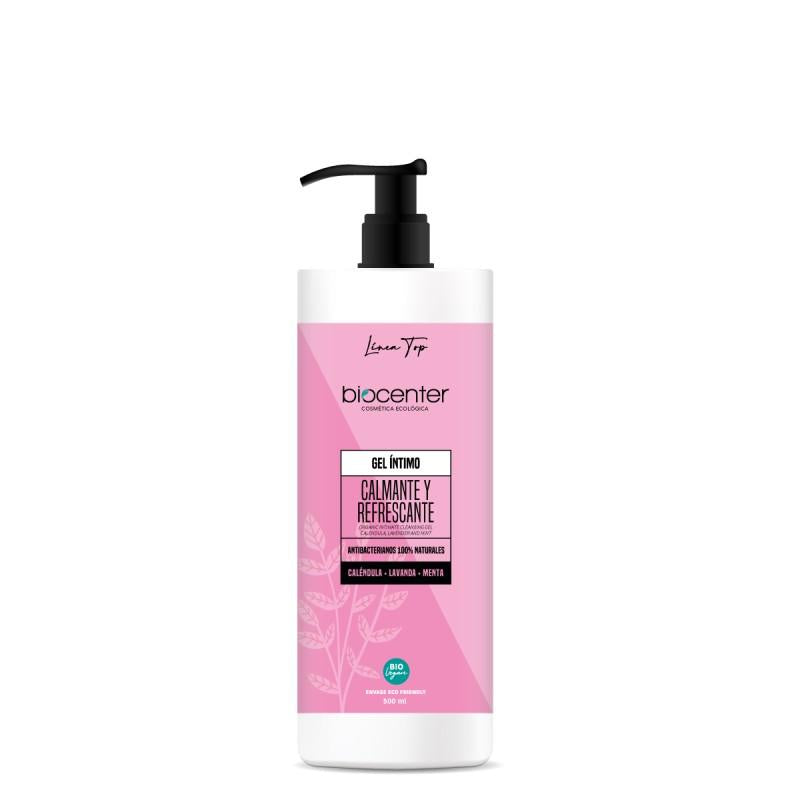 Mild intimrengöringsgel BIO med ringblomma, lavendel och mynta Biocenter 500 ml