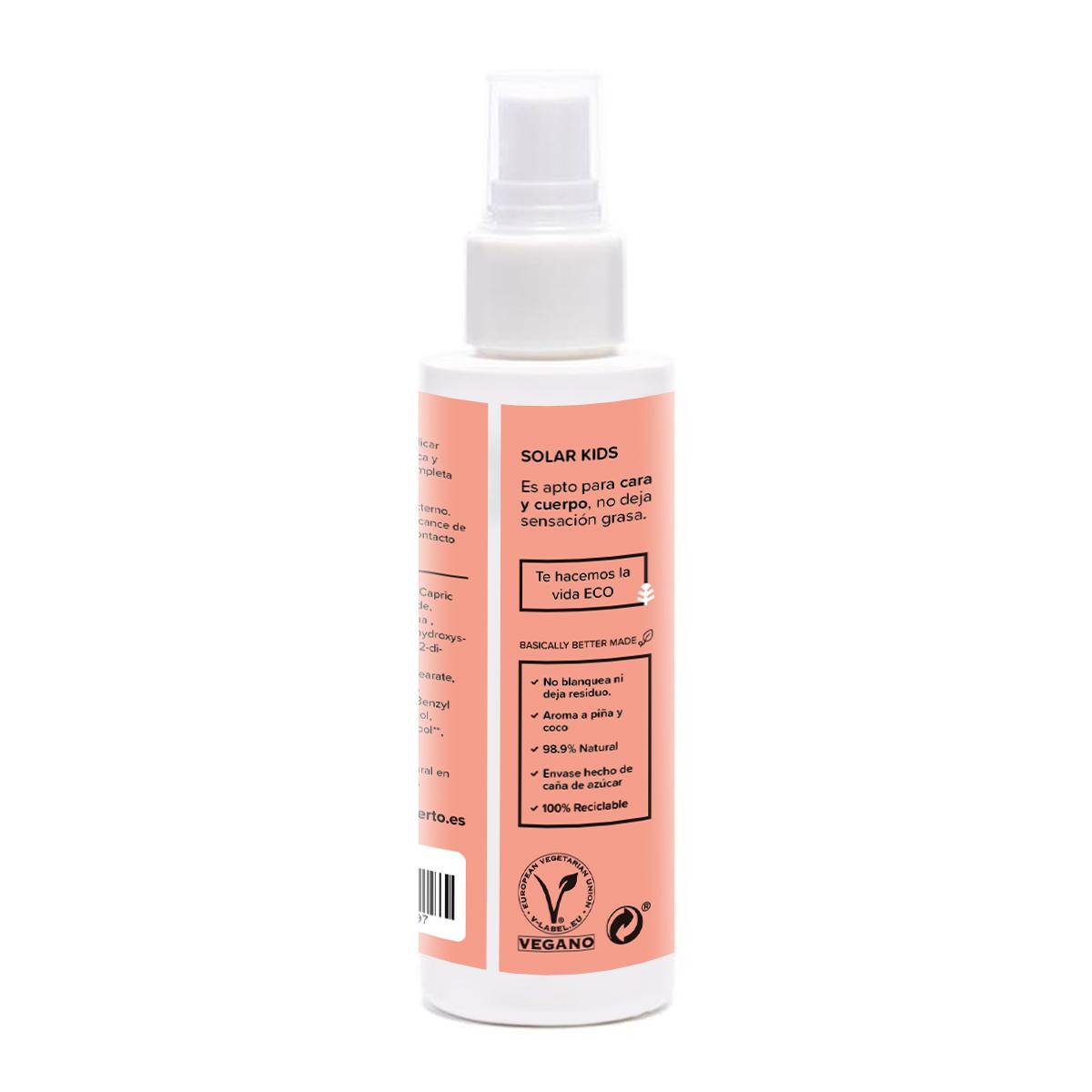 Kinderzonnebrandcrème 100% mineraal SPF 50 Planeta Huerto 125 ml