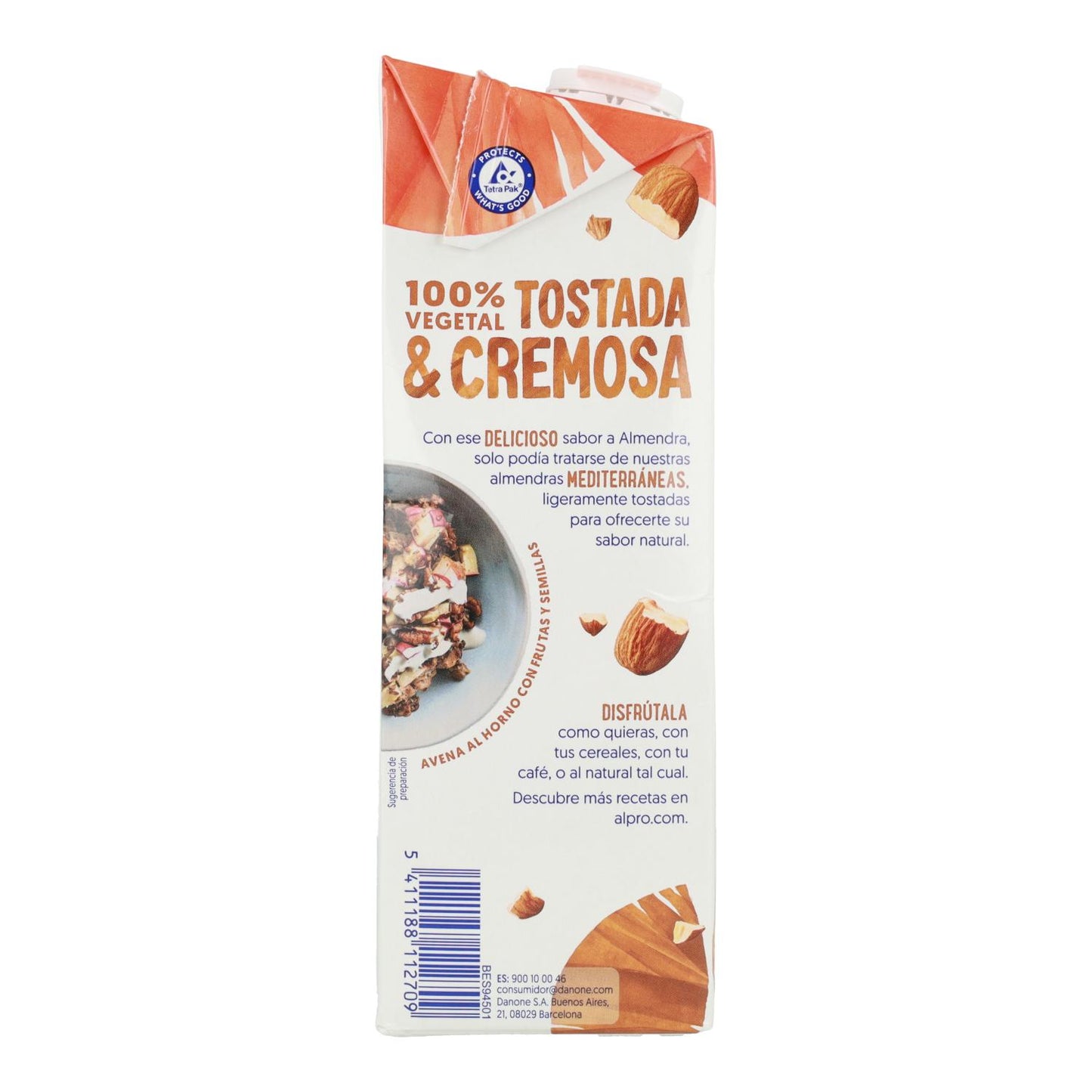 Alpro Mandeldrink ohne Zucker 1 Liter