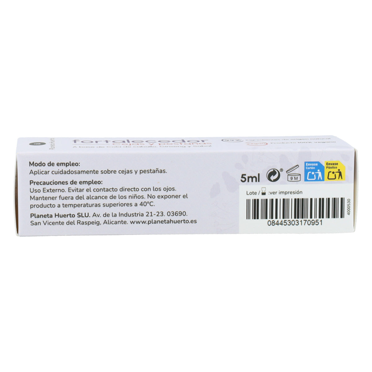 Renforçateur de sourcils et de cils Planet Orchard 5 ml