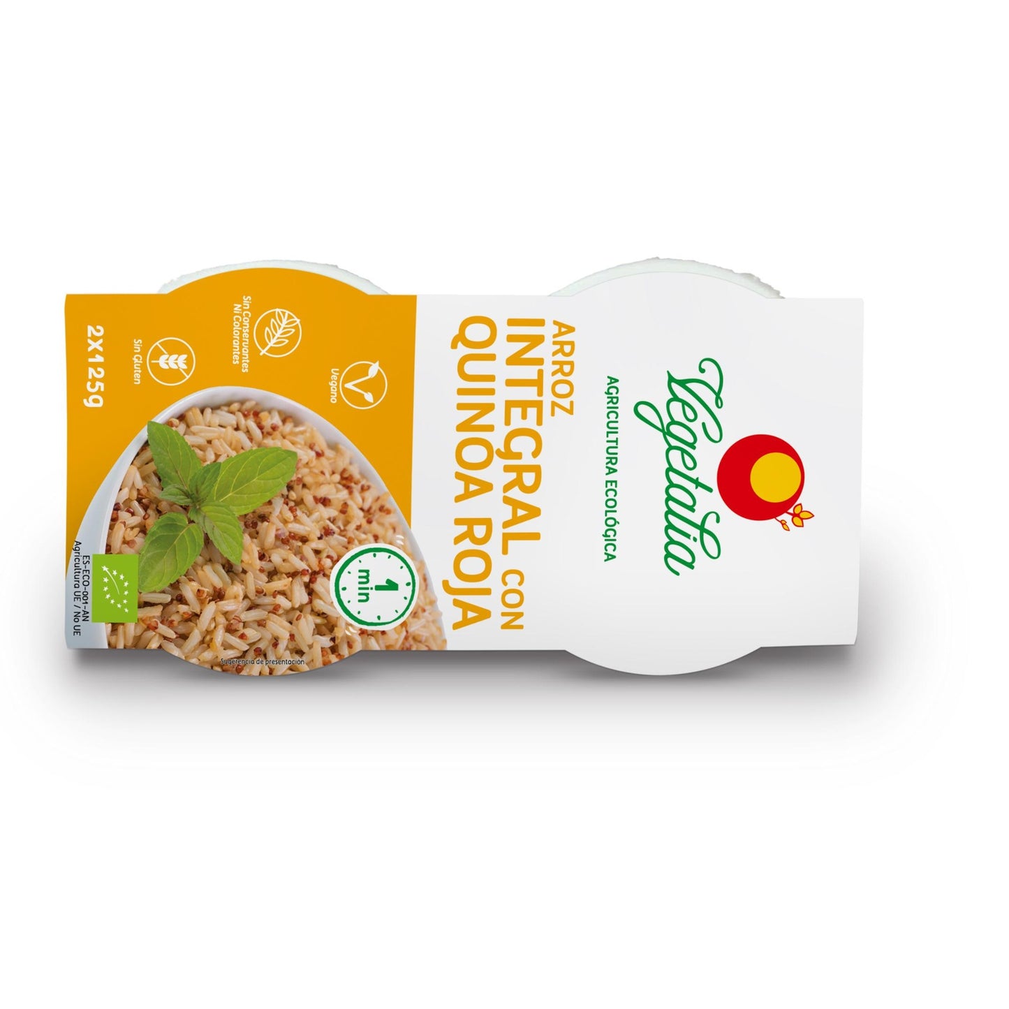 Riz complet et quinoa BIO Vegetalia 2 unités x 125 g
