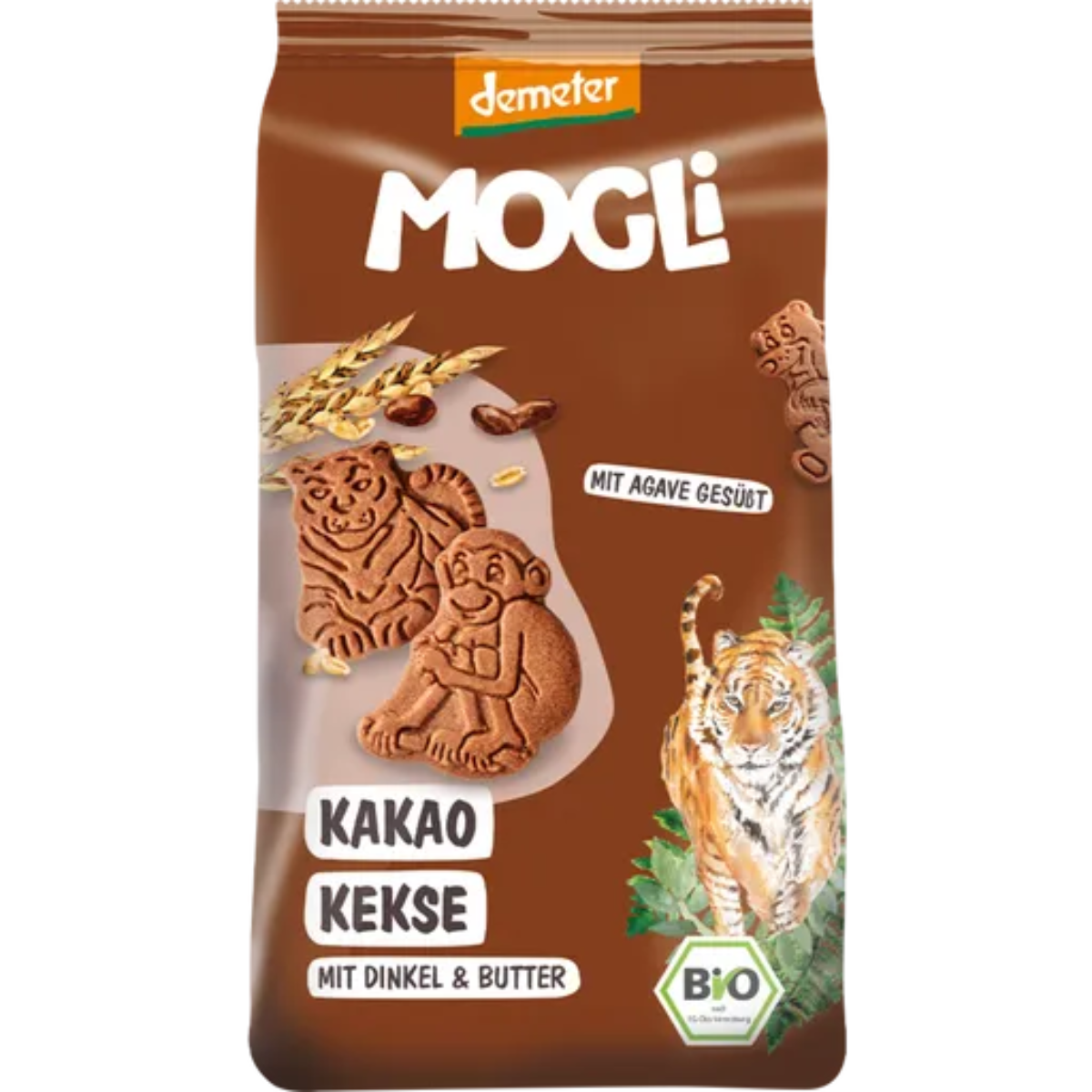 Kinderkekse Tigre mit Bio-Kakao 125 g Mogli