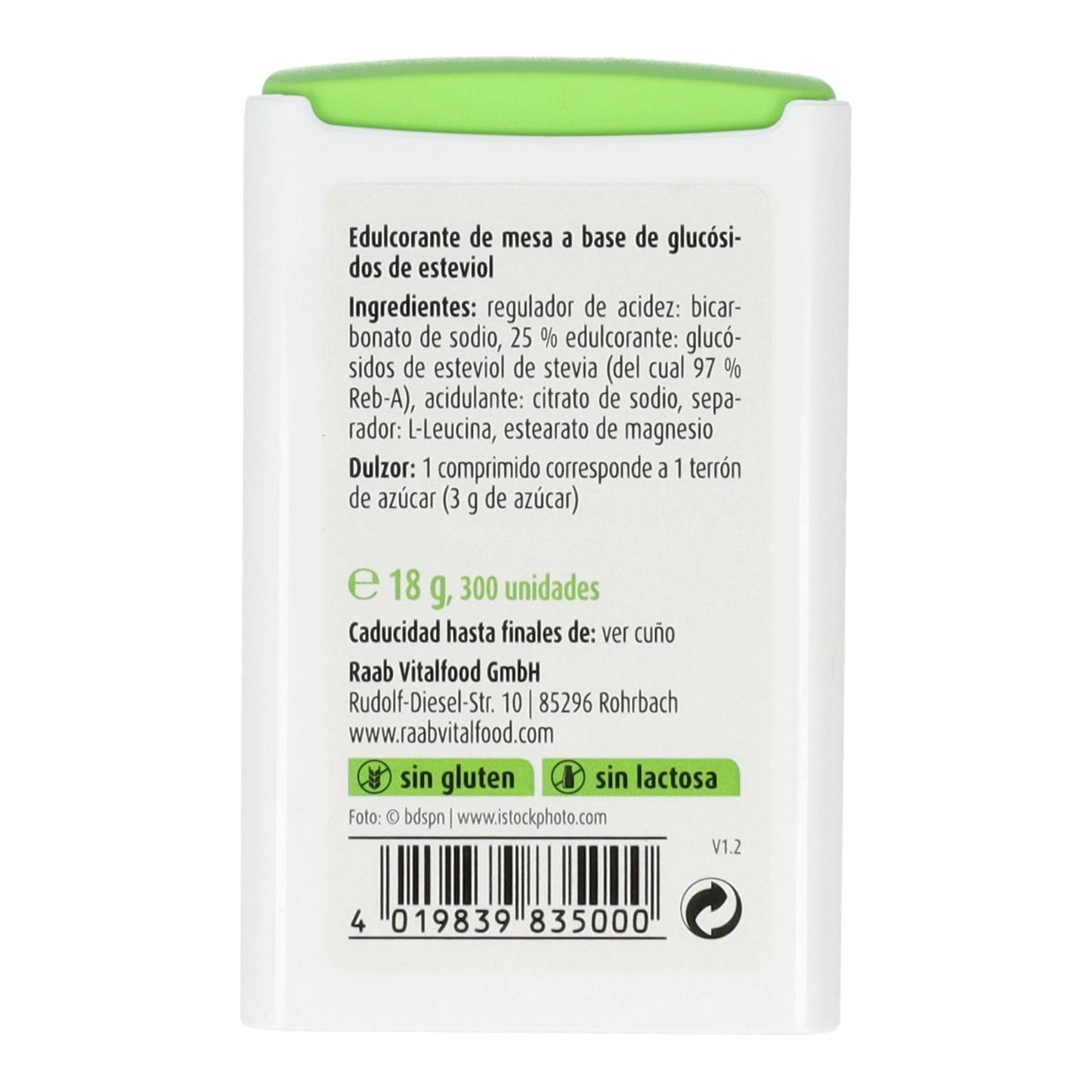 Raab Premium Stevia-tabletten, 300 tabletten