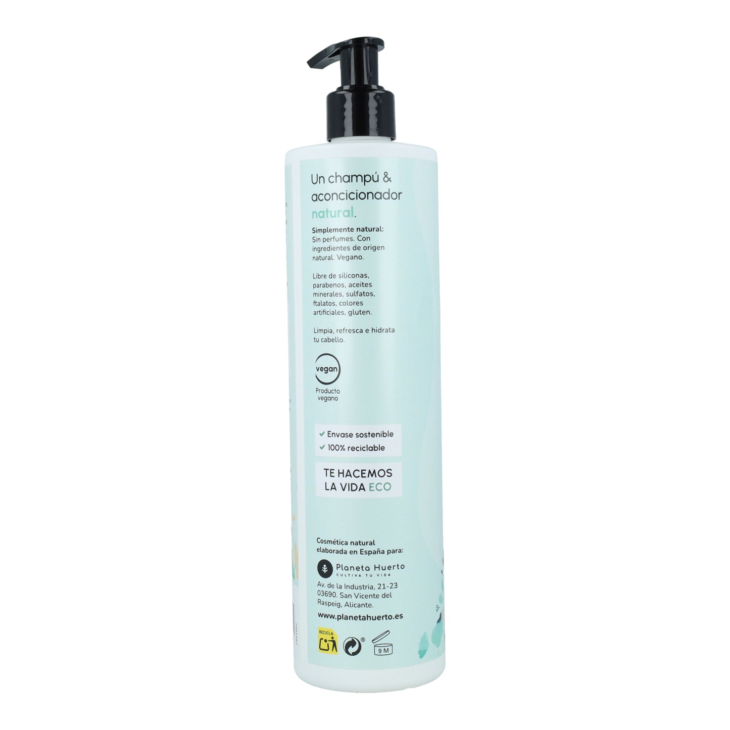 Ongeparfumeerd cosmeticapakket: gel, shampoo en conditioner Planeta Huerto