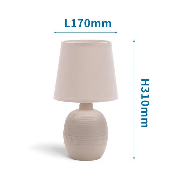 Lampa stołowa ceramiczna E14 Aigostar (odnowiona)