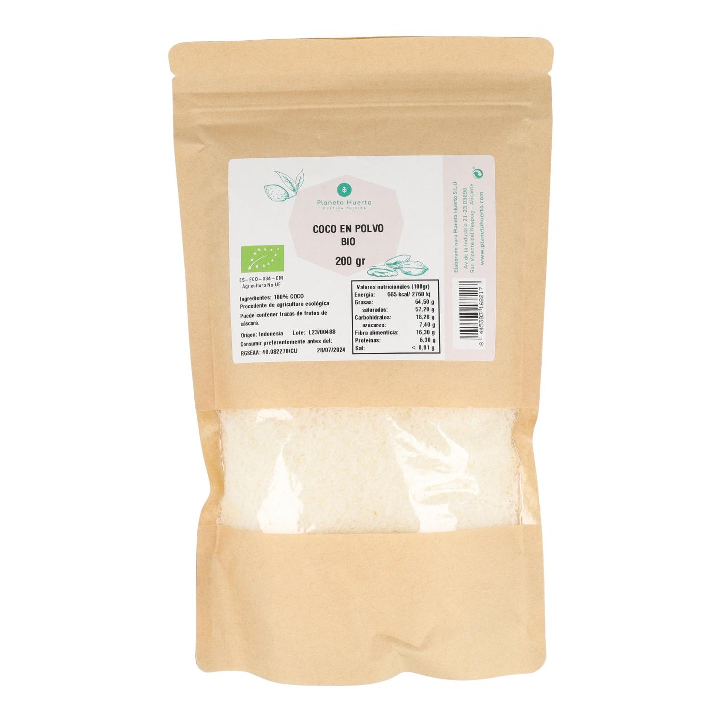 Proszek kokosowy ECO Planeta Huerto 200 g