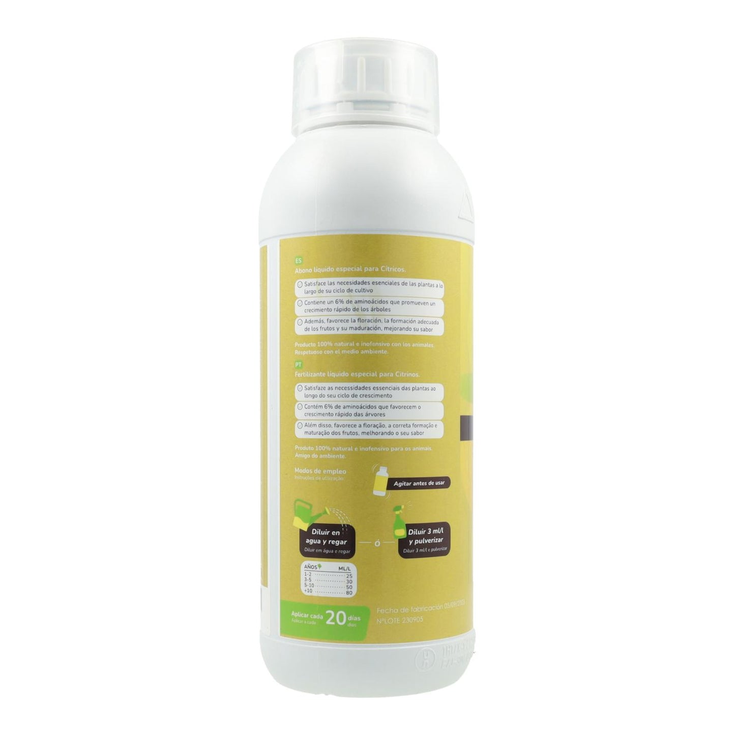 Engrais liquide pour agrumes Planeta Huerto 1 l