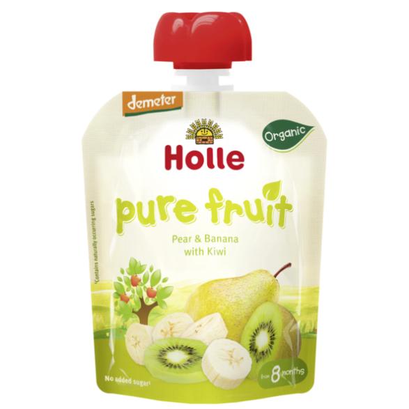 Frullato biologico di pera, banana e kiwi Holle 90 g