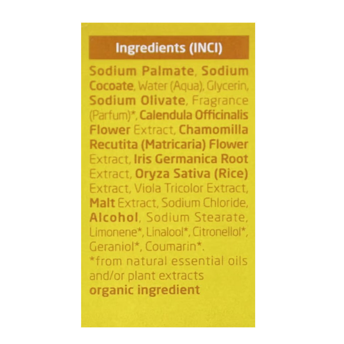 Savon végétal solide au calendula Weleda 100 g