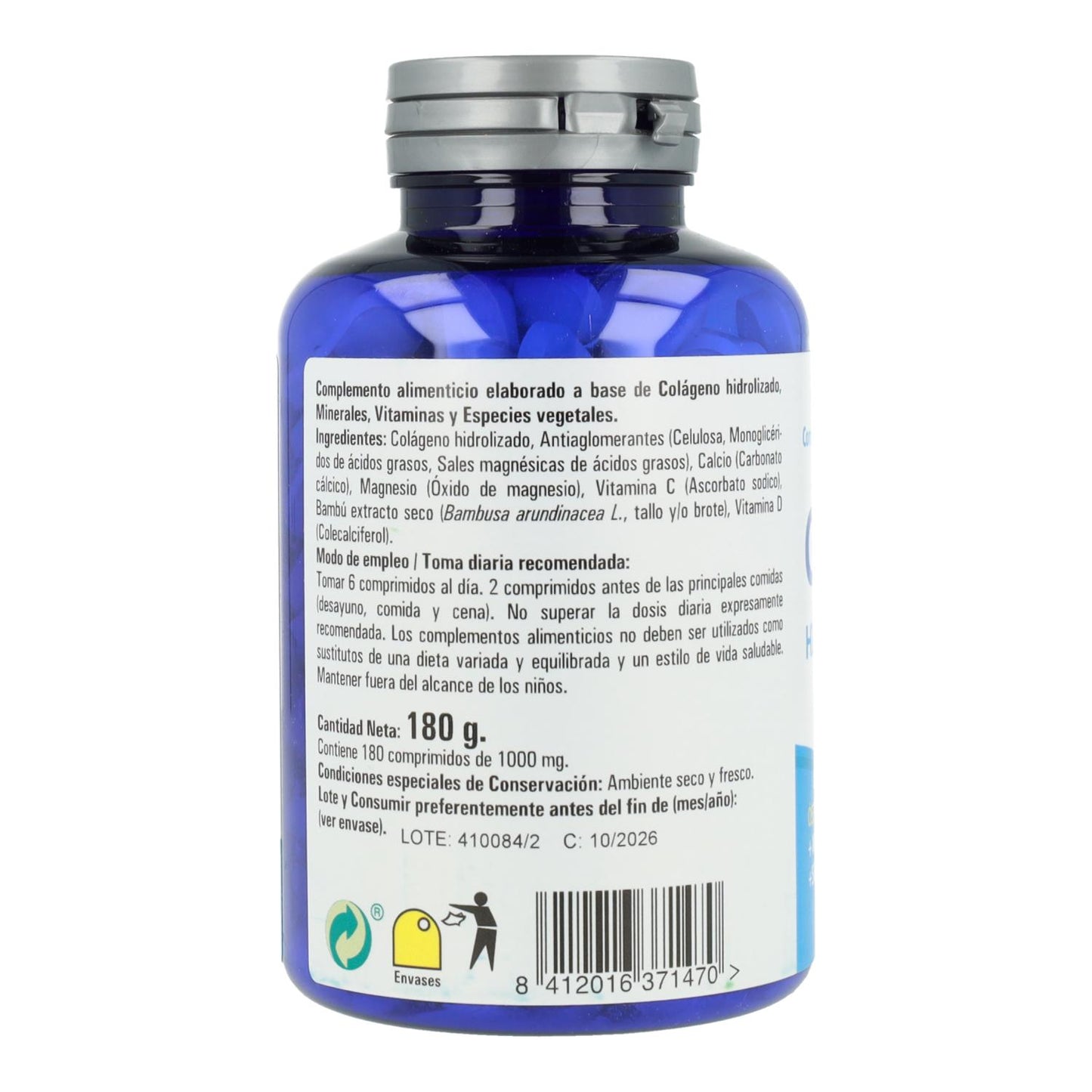 PC Collagen Zentrum Hydrolysed Ynsadiet 180 capsules