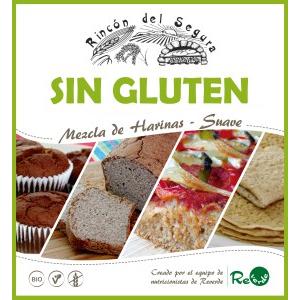 Mix av mjuka glutenfria ekologiska mjölsorter Rincón del Segura 1 kg