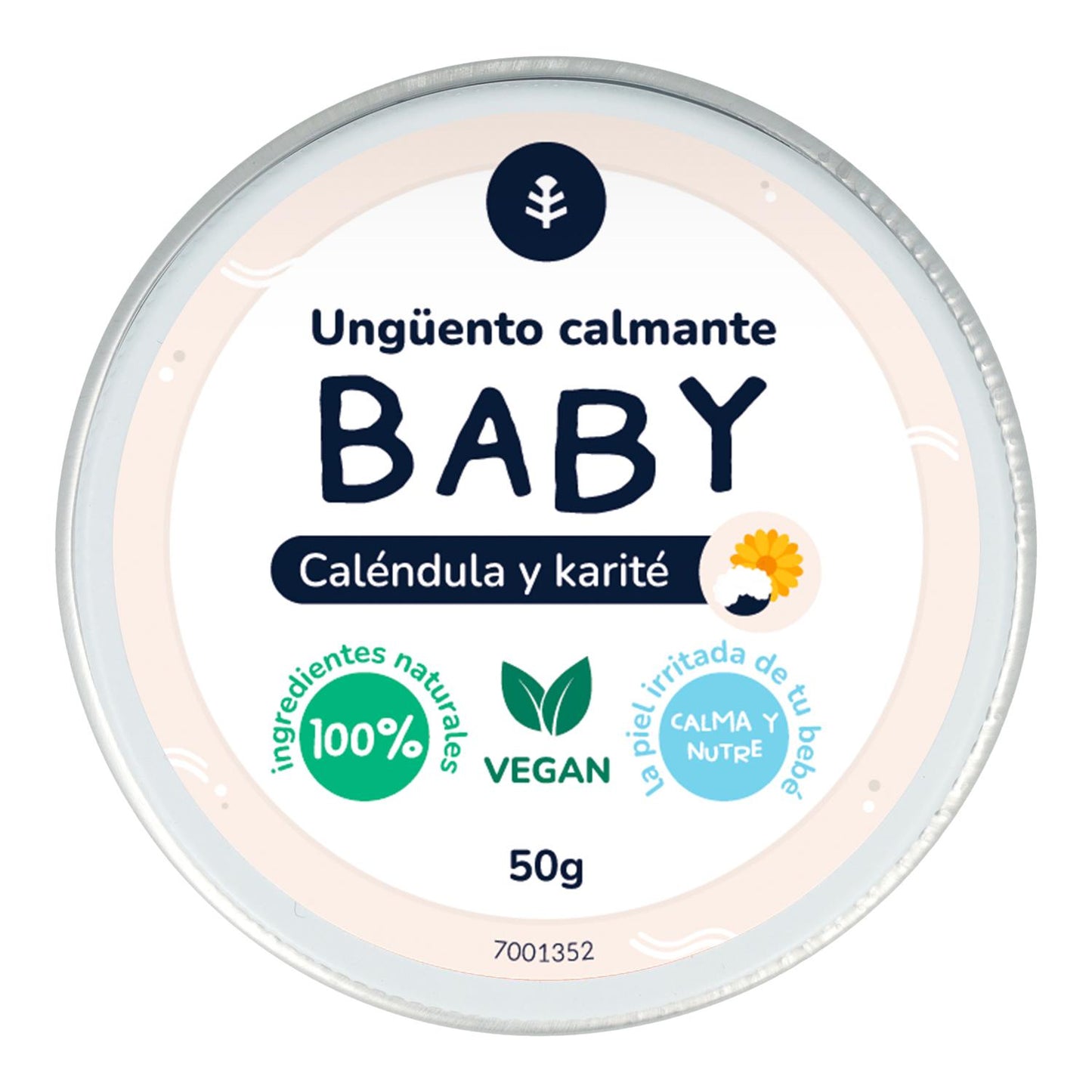 Beruhigender Calendula-Balsam für Kinder Planeta Huerto 50 g