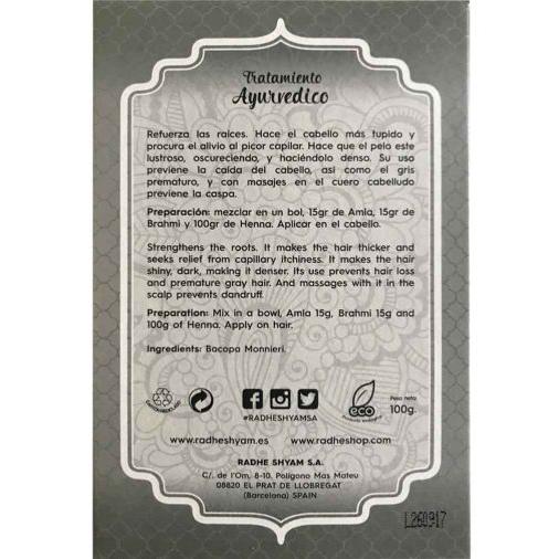 Ayurvedische haarbehandeling Brahmi Rhade Shyam 100 g