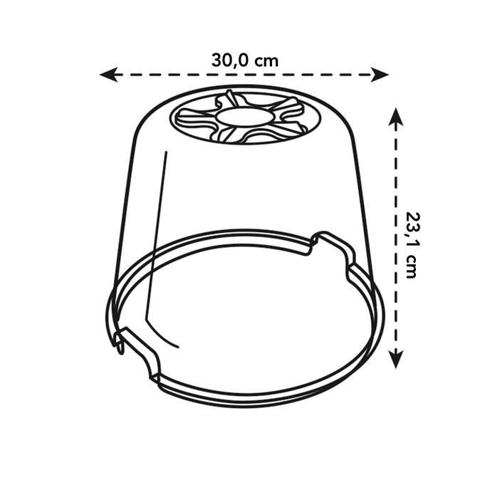 Green Basics Elho 17 cm greenhouse cover for pots