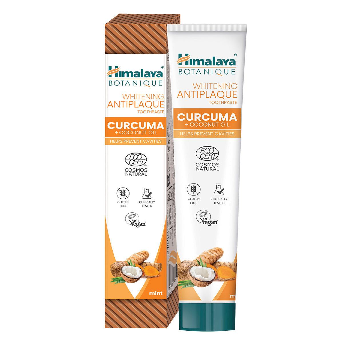 Pasta do zębów Botanique wybielająca z kurkumą i olejem kokosowym - 75 ml Ecocert