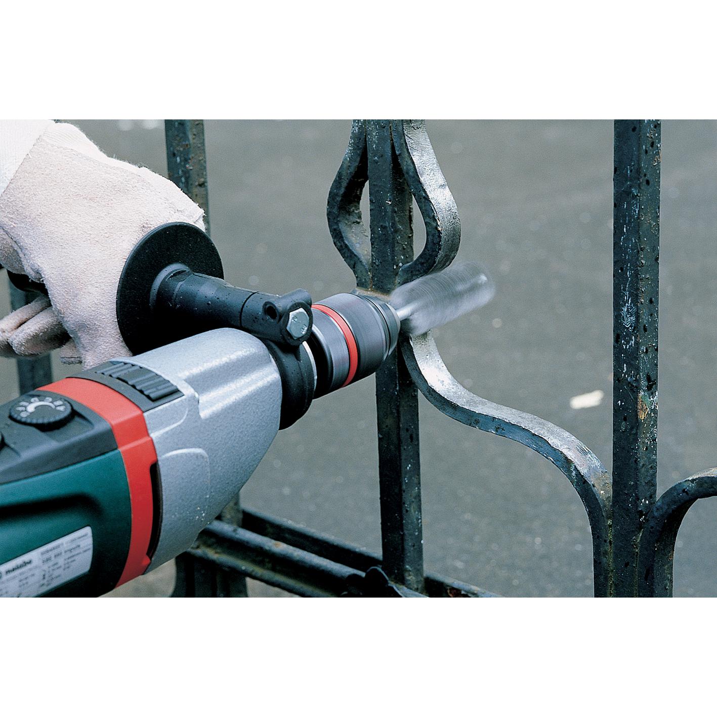 Wolfcraft 2104000 - 1 cylindrisk metallborste, skaft 6 mm Ø 28 x 60 x 95 mm