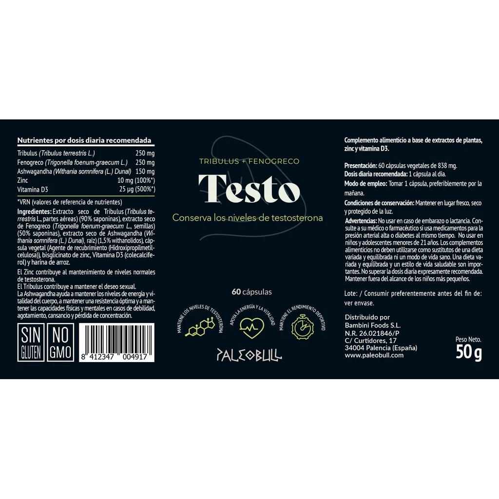 Testo Potenziante energia e vitalità Paleobull 50 g