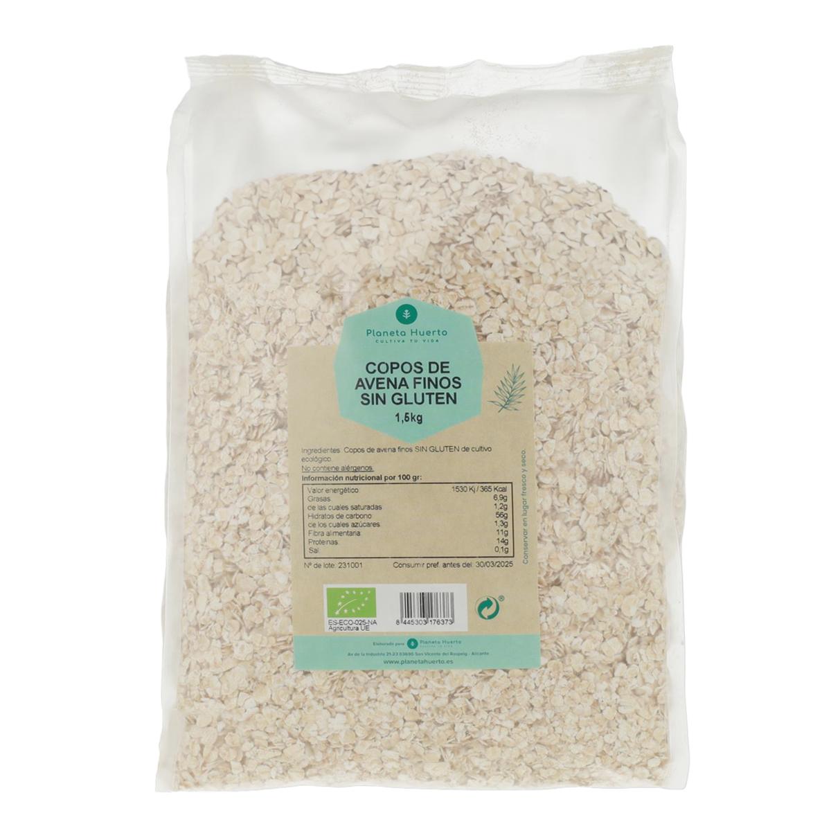 Haferflocken Glutenfrei ECO Planeta Huerto 1,5 kg