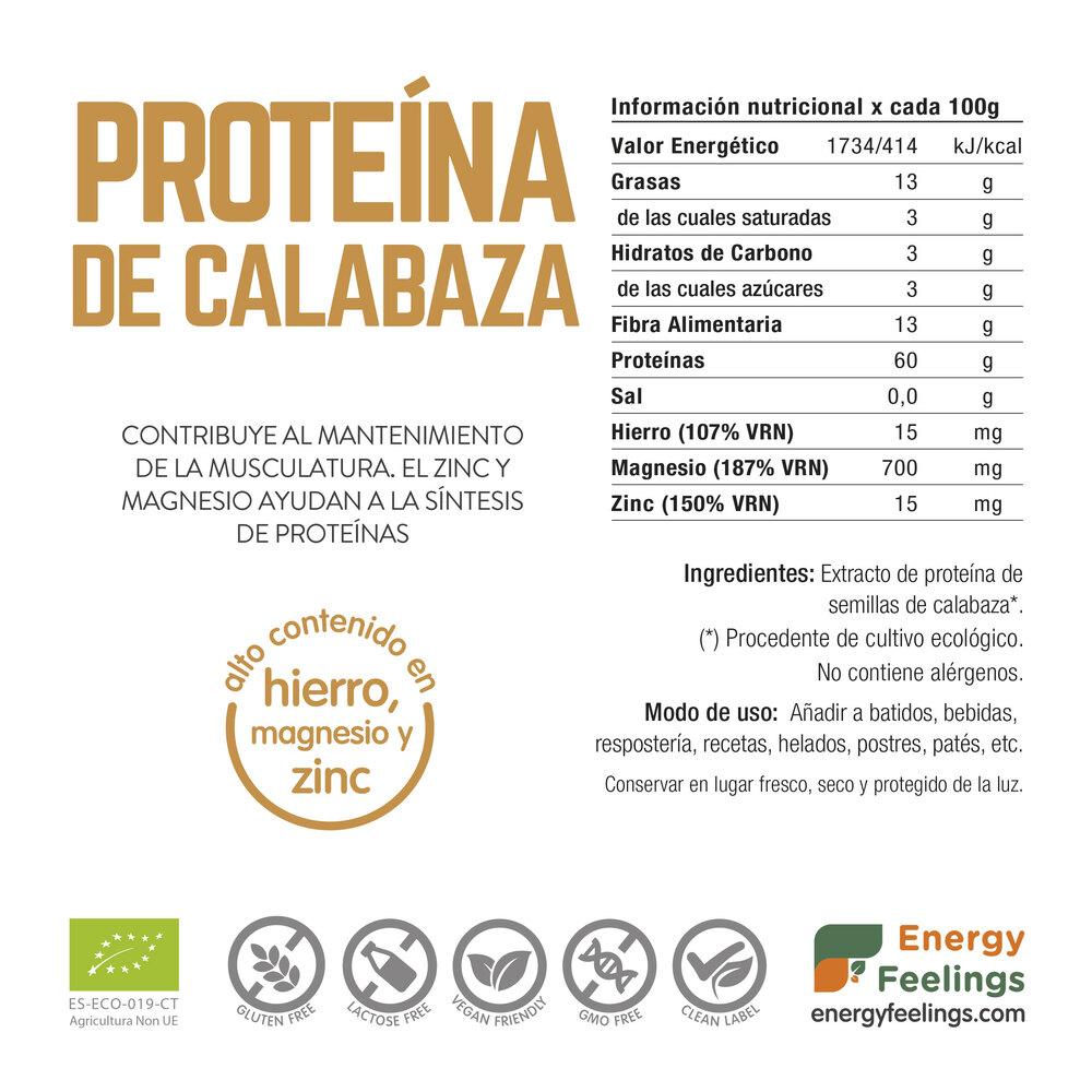Pack 2x Energy Feelings Protéines de courge ECO 1 kg
