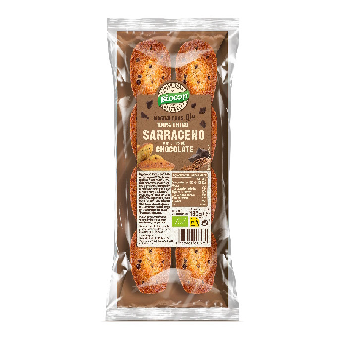 Boekweitmuffins met chocoladestukjes Biocop 180 g